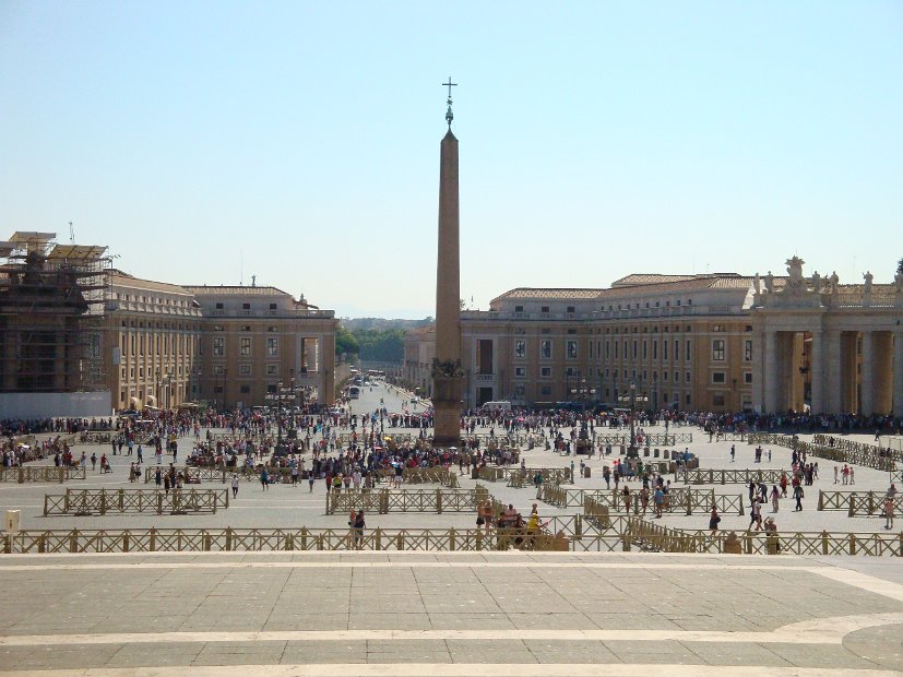 ROMA-VISTA DA BASILICA DI SAN PIETRO